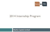 2014 markis capital internship program