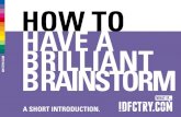 How to have a brilliant brainstorm