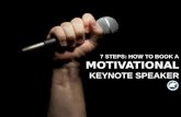 Booking a Motivational Keynote Speaker