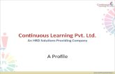 Continuous Learning Pvt. Ltd. - A Profile of HRD Solutions Providing Company
