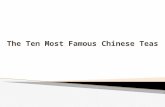 The ten most famous Chinese teas