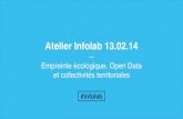 2nd atelier Infolab CUB - CG Gironde : Data - Open Big Small - et thème de l'empreinte écologique