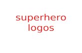 Superhero logos