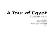 A Tour of Egypt