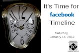It's Time for Facebook Timeline - January 2012