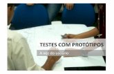 Testes e avaliação de protótipos