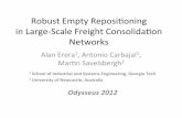 Robust Repositioning in Large-scale Networks