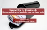 Direct Comm Direct Mail Copywriting