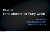 Fluentd: Data streams in Ruby world #rdrc2014