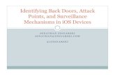 iPhone Apple iOS backdoors attack-points surveillance mechanisms