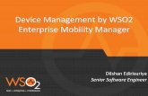 Device management by WSO2 Enterprise Mobility Manager