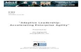 Adaptive Leadership: Accelerating Enterprise Agility