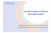 Can Development Work Describe Itself?