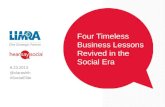 4 Timeless Business Lessons Revived in the Social Media Era  (Clara Shih, LIMRA Social Media Conference for Financial Services)