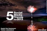 5 Social Media Trends for 2013