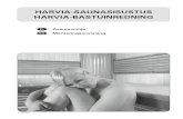 Manual Harvia Sauna Interior FIN