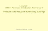 01 JSB551 Introduction to Design of Multi Storey Buildings