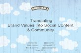 How Ben & Jerry’s translate brand values into social content - Community Conference 2014