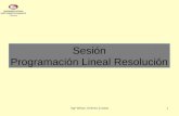 Sesion Programacion Lineal Resolucion