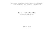 Ion Gagim : Biobibliografie