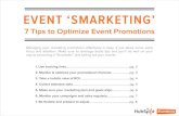 2) EVENT TIPS