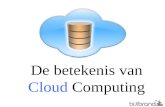 De betekenis van cloud computing