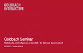 Goldbach Group I Goldbach Seminar I Werbetreibende und Ihre Agenturen im Jahr 2025