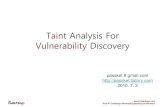 [2010 CodeEngn Conference 04] passket - Taint analysis for vulnerability discovery