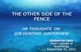 Job hunt & interview