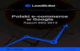 Polski ecommerce w Google - SEO raport 2013