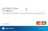 New mBank - innovations and design
