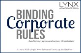 Binding corporate rules