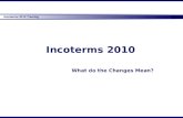 Incoterms 2010 Presentation