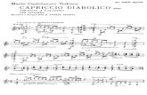 Castelnuovo Tedesco Mario Op 85 Capriccio Diabolico Guitar