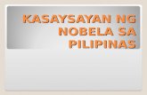 Kasaysayan Ng Nobela Sa Pilipinas