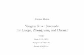 Yangtze River Serenade for Liuqin, Zhongruan, And Daruan Full Score
