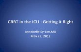 CRRT in the ICU - Getting It Right