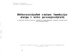 Diferencijalni Racun Funkcija Dviju i Vise Promjenljivih (Fatkic - Dragicevic)
