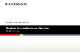 Edimax - EW-7438RPn - Wi-Fi Extender - Quick Install Guide - En