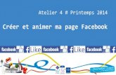 Atelier 4 # créer et animer ma page facebook (1)