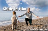Abide in Him
