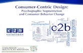 Consumer-Centric Design: Psychographic Segmentation and Consumer Behavior Change
