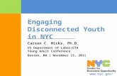Learning Session 1-8 Engaging Young Adults in NYC