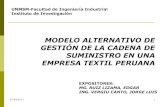 Gestion de la Cadena de Suministro en una Empresa textil Peruana