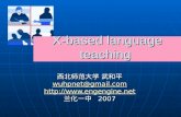 X-based language teaching approaches