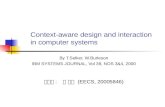 Context-aware design and interaction in ccccccccccccomputer ...