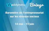 Barometre Entrepreneuriat Startup - Mai Juin 2013 - Maddyness Bringr