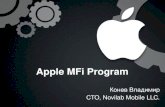 Конев (Novilab): Apple MFi program