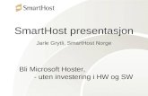 SmartHost presentasjon Jarle Grytli, SmartHost Norge