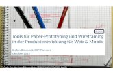Paper Prototyping in der Produktentwicklung